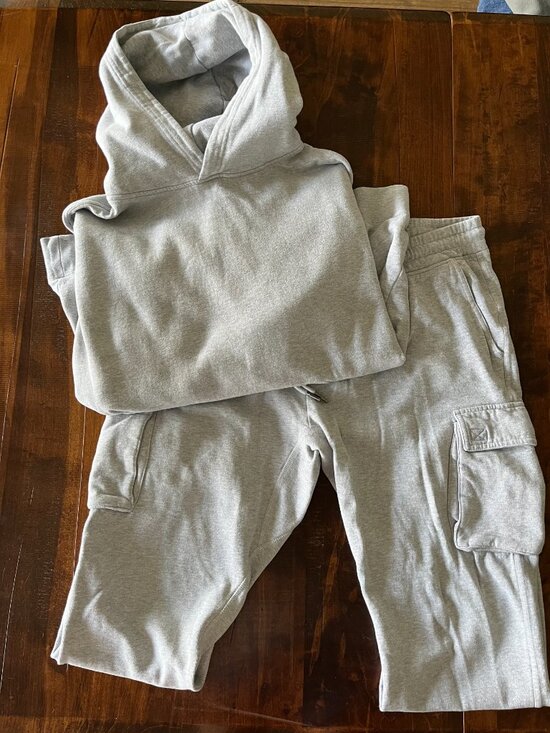 Kolby Other - Kolby Hoodie and Cargo Joggers-Grey